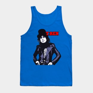 T.Rex (Mark Bolan) Blue version Tank Top